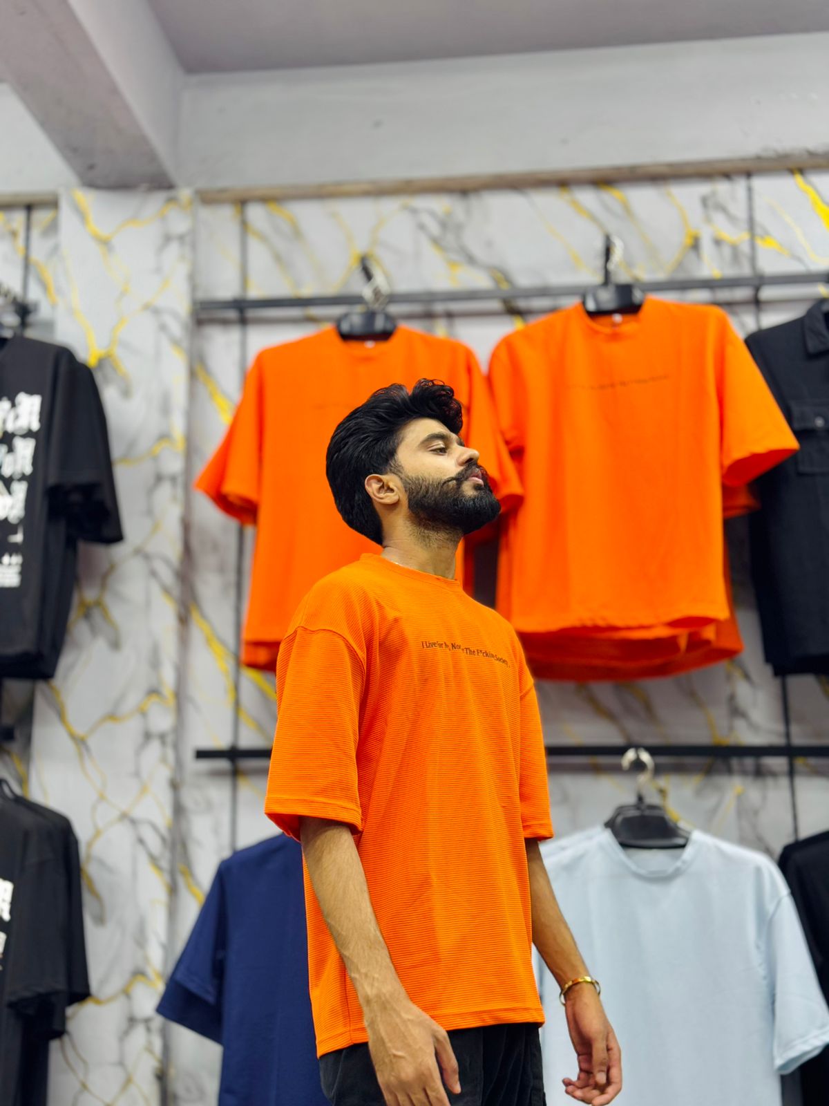 Oversized Orange Tee